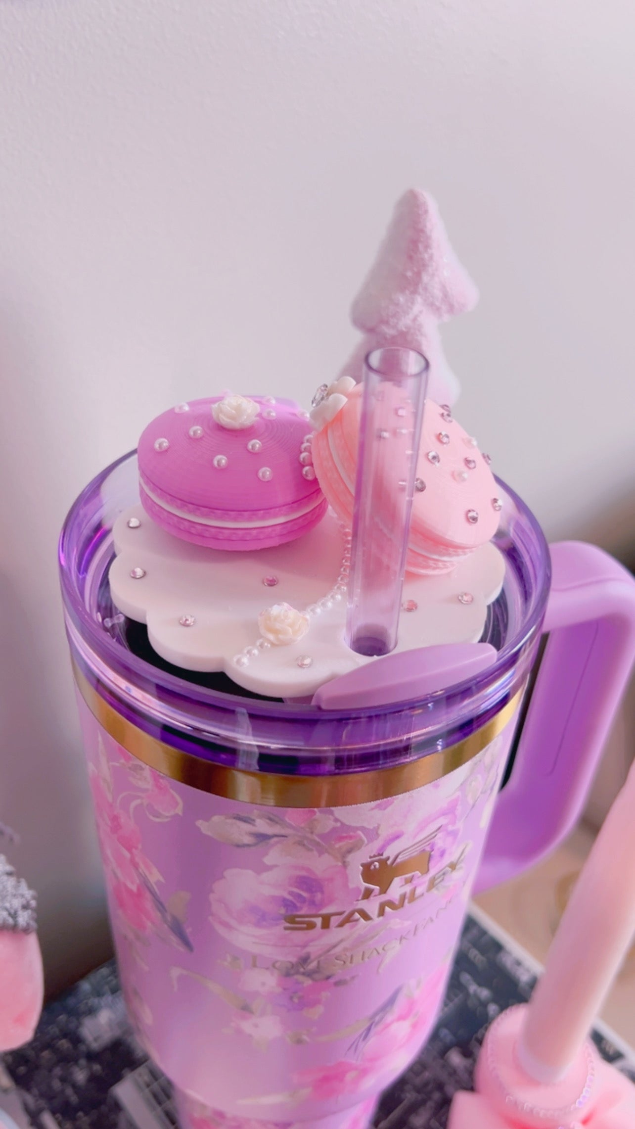 Luxury Stanley Lid Topper | Glamour Macaron | Les Douceurs De Paris
