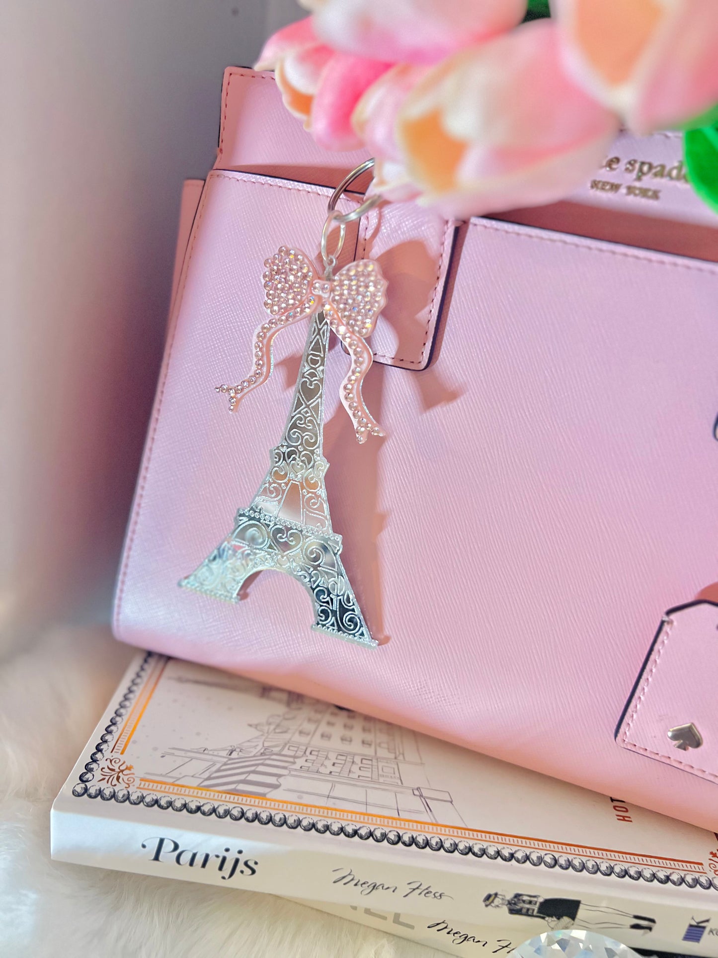 The Coquette Mirror Eiffel | Bag Charm