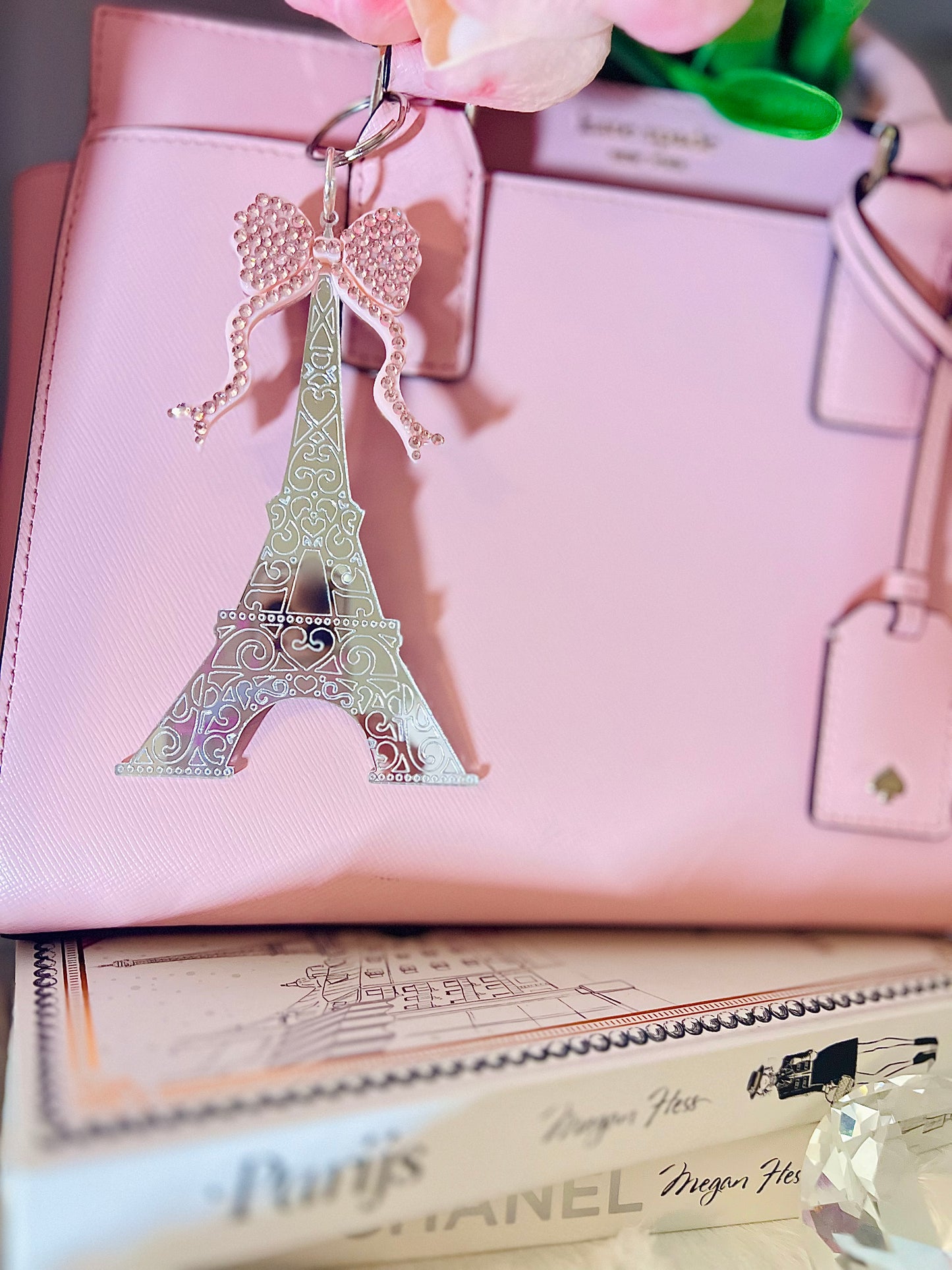 The Coquette Mirror Eiffel | Bag Charm