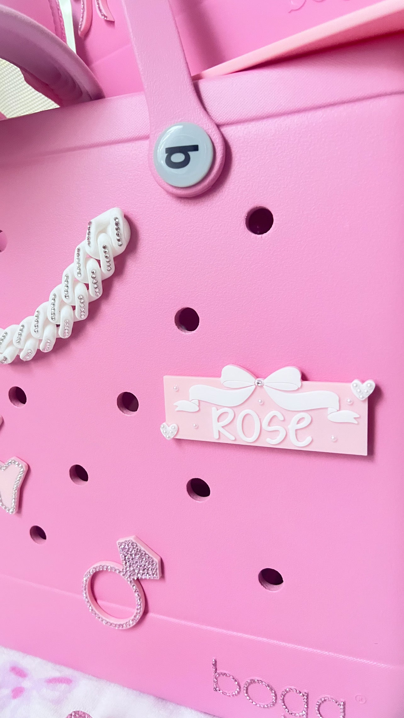 Bogg Bag / Simple Modern Beach Bag Accessories | Name Plate | Customizable | Bogg Bag Charm