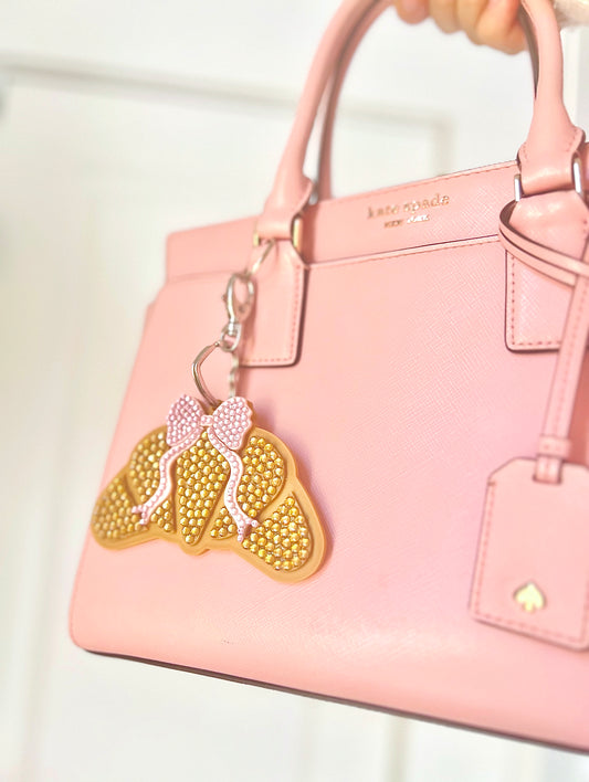 Croissant Bag Charm | Full Sparkle