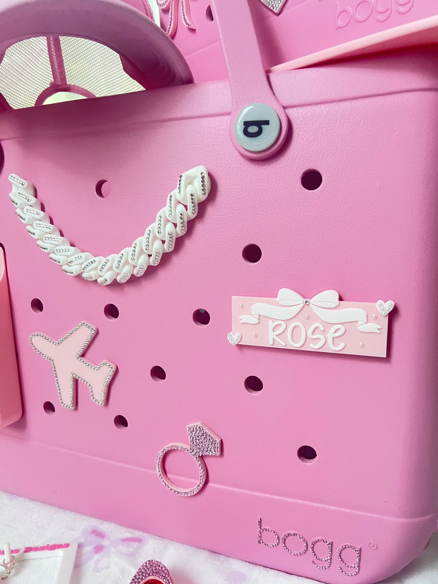 Bogg Bag / Simple Modern Beach Bag Accessories | Name Plate | Customizable | Bogg Bag Charm
