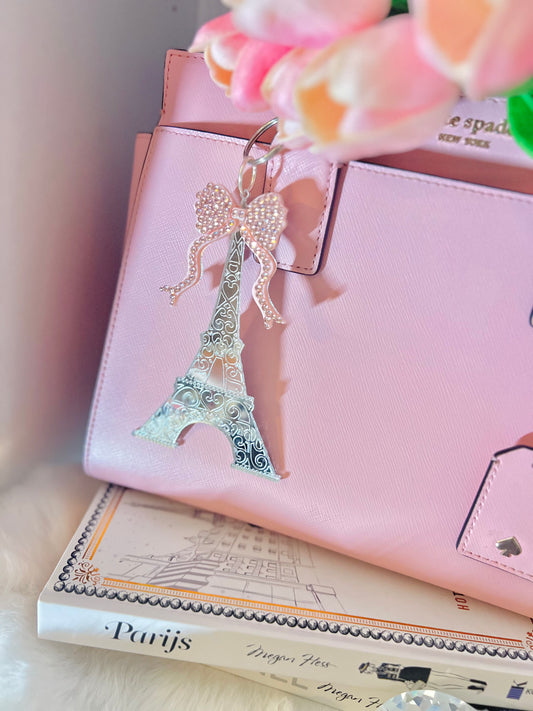 The Coquette Mirror Eiffel | Bag Charm