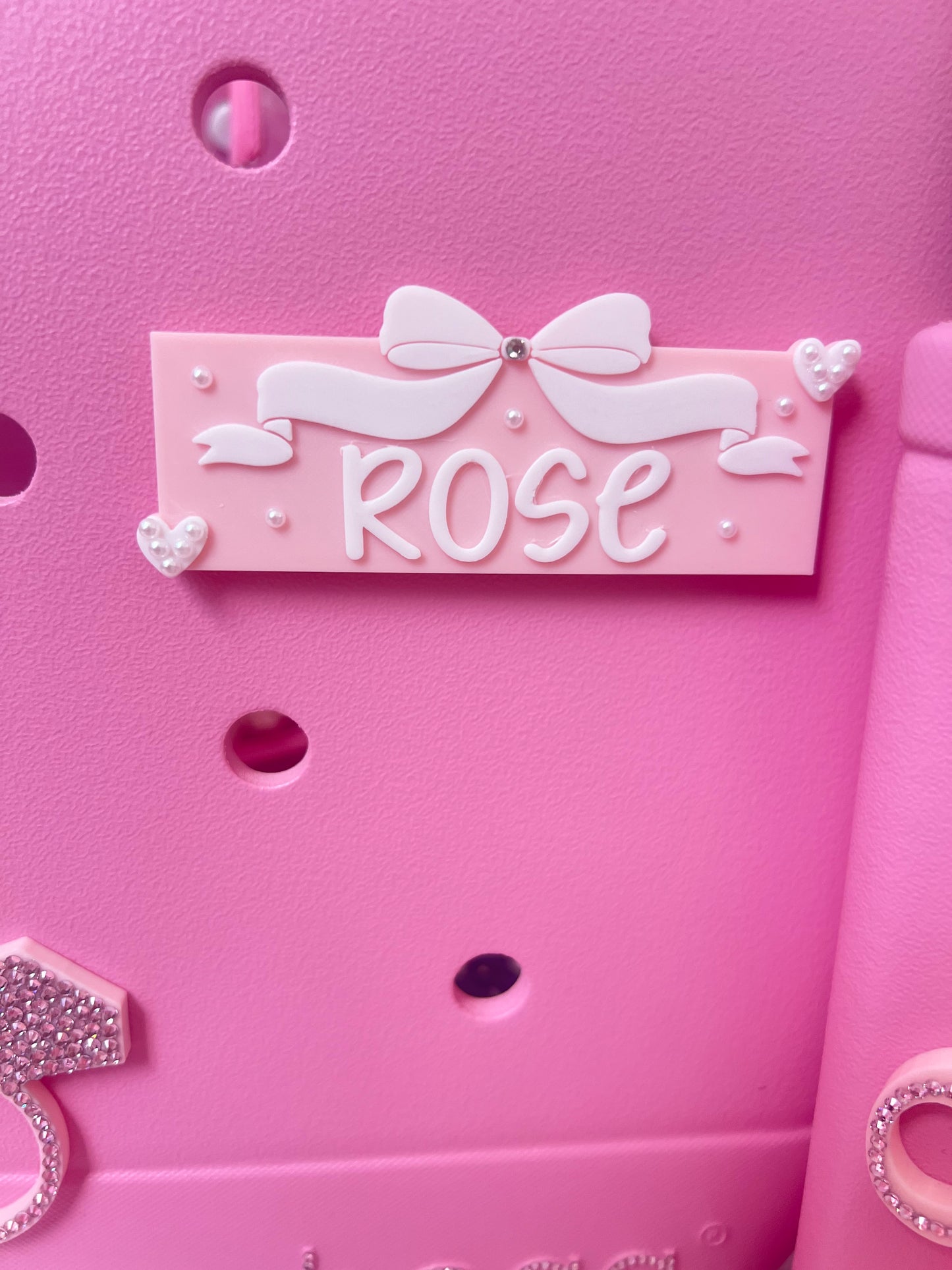 Bogg Bag / Simple Modern Beach Bag Accessories | Name Plate | Customizable | Bogg Bag Charm