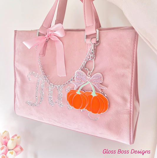 Pumpkins Bag Charm | Fall | Coquette