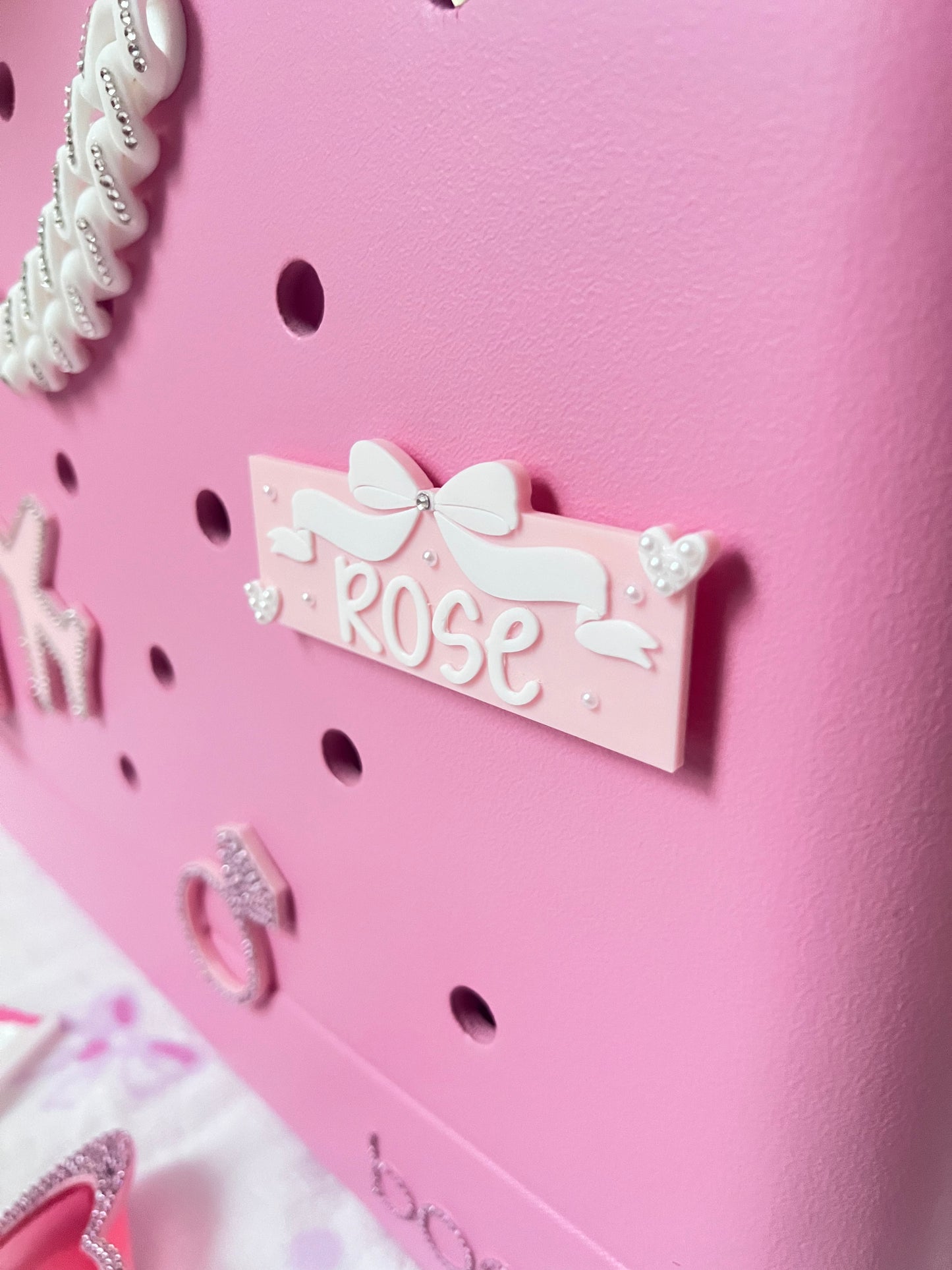 Bogg Bag / Simple Modern Beach Bag Accessories | Name Plate | Customizable | Bogg Bag Charm