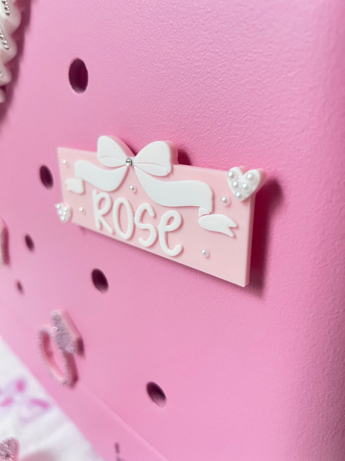 Bogg Bag / Simple Modern Beach Bag Accessories | Name Plate | Customizable | Bogg Bag Charm