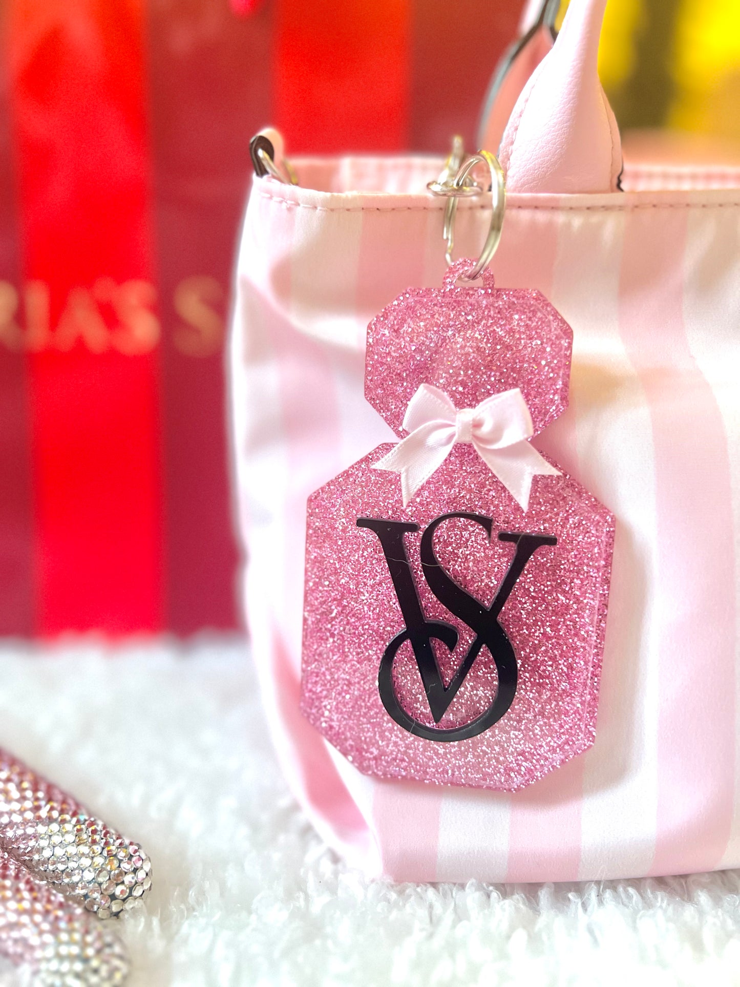 Perfume Bottle Bag Charm