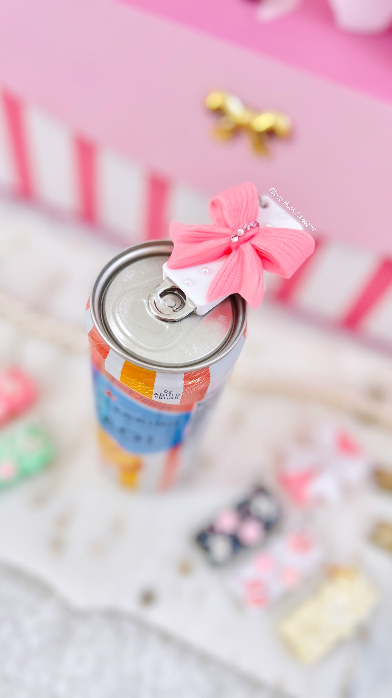 Bow Nail Saver Can Opener | Reusable Soda Tab Puller