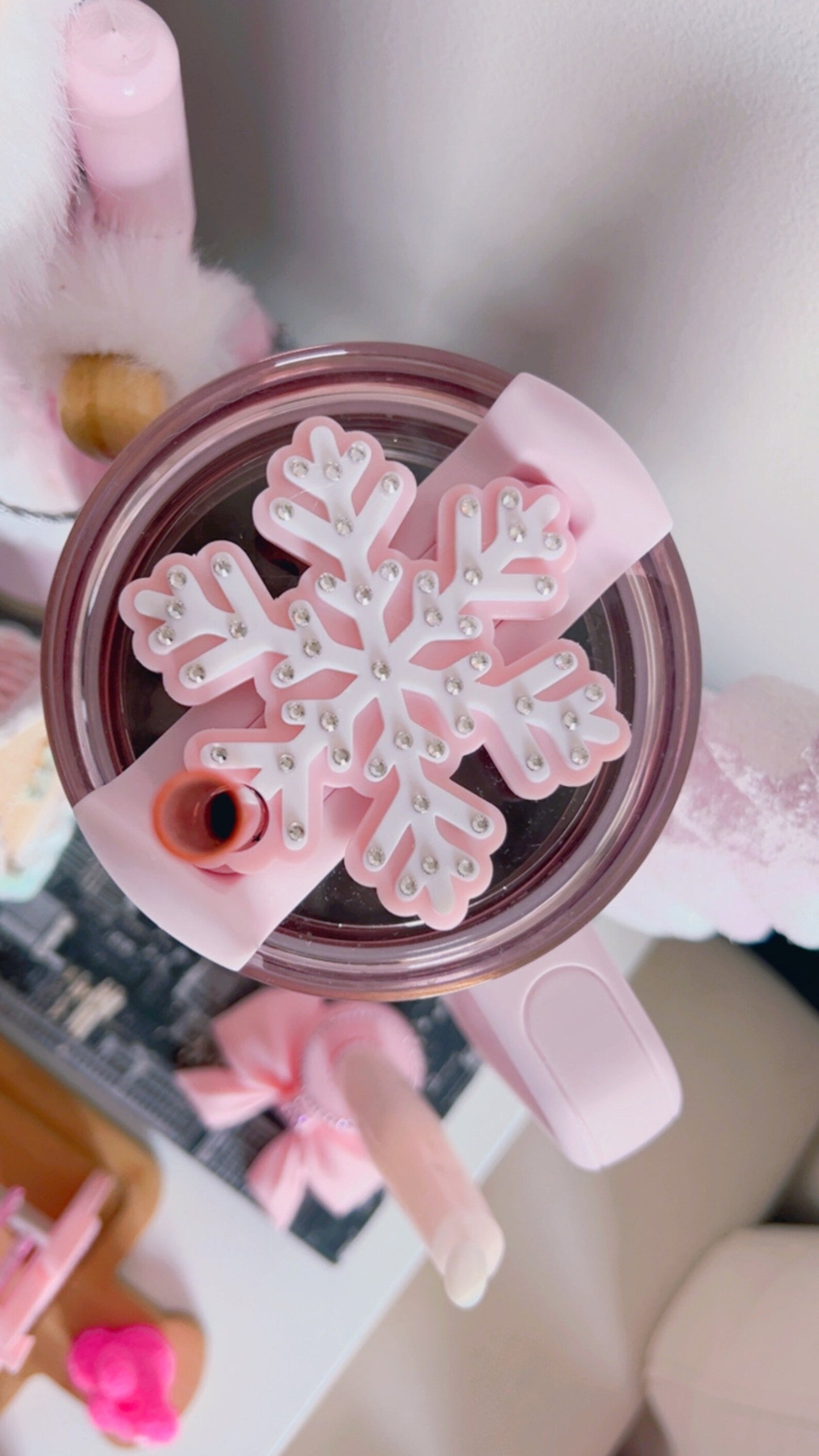 Luxury Snowflake Lid Topper | 40oz | Stanley